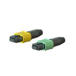 Plastic Injection MPO Fiber Optic Connector Mini Size For Fiber Communication
