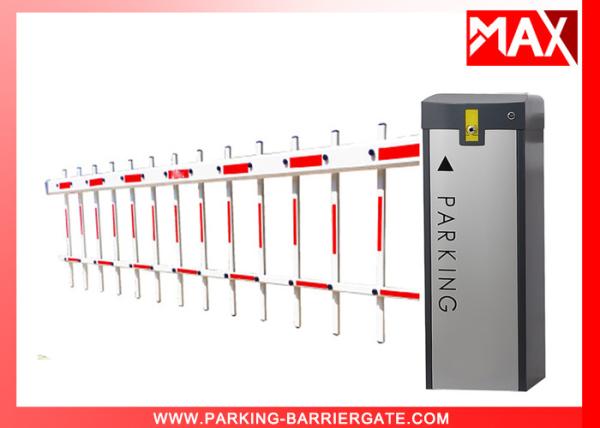 Swing Out Arm Toll Gate Barrier OEM 60HZ / 50HZ 120W Motor , Security Barriers