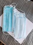Non Toxic 3 Ply Disposable Face Mask Easy Carrying Help Limit Germs Spread