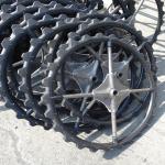Cheap price 660 MM Kubota transplanter tires with rim solid rubber wheels for