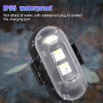 RGB Color LED Car Interior Atmosphere Lights Micro USB IP67 Wireless Remote