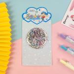 Sequin 3D Cartoon Stickers Shake Animal Crossing Stickers Silk Screen Printing