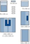 Sterilize Split Sheet Sets for hospital surgical