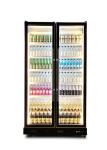 R290a Two Door Refrigerator Glass Door Wine And Beverage Coolers For Bar