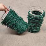 High Tensile Strength Galvanized 100m Barbed Wire Fencing Preserve Prison
