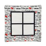 Custom Sublimation Lovers Linen Pillow Case For Sublimation Heat Transfer Photo