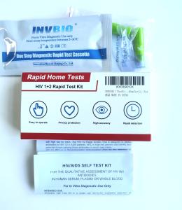 Wholesale One Step Whole Blood Hiv Rapid Test Kits 20 Pieces Ce Approved from china suppliers