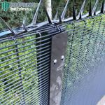 Clearvu Anti-Climb Prison Fence Panels 358 High Security Anti Climb Fences