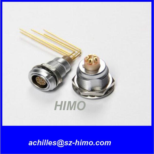 wholesale high performance ECG.0B.304 4 pin lemo right angle connector 90 degree