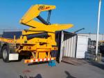 CIMC 3 Axles Truck Crane 20Ft 40 Ft Type Container Carrier Side Loader Semi