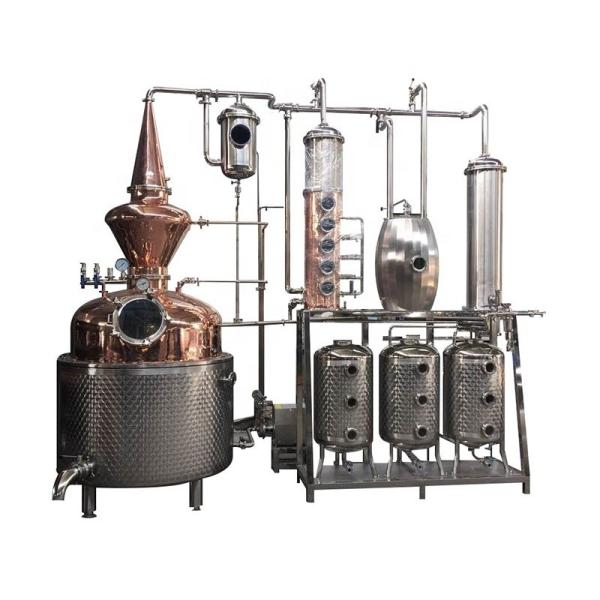 1000L Alcohol Reflux Distillation Equipment for Vodka Gin Rum Whisky in Food