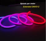 IP68 DMX512 Outdoor LED Neon Flex Light Digital RGB Neon LED Kit