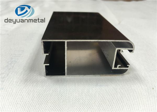 Black Anodizing 10-15um Casement Window Profiles For Construction