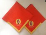 Permanent glossy adhesive beer label with gold or silver foil aluminium foil
