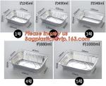 OEM Logo aluminium foil for food packing, disposable small foil tray, small