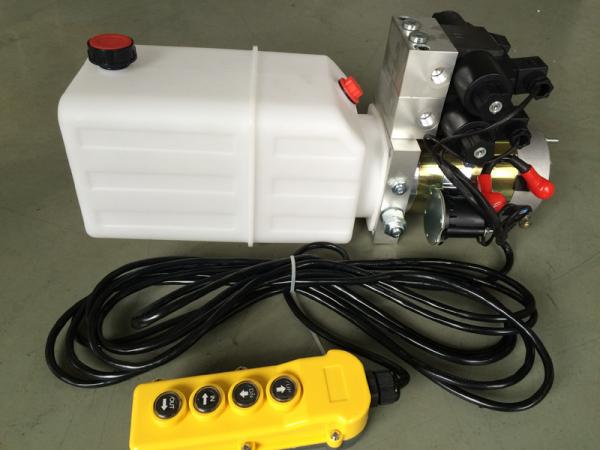 Quality G3/8" Oil Port Mini Hydraulic Power Packs , DC 24v Hydraulic Power Pack With 8L Plastic Oil Tank for sale