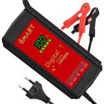 12V 20A Electric Vehicle E-bike Scooter Battery Charger 8A LCD Pulse Repair Lead