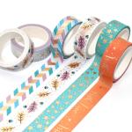 Colorful Writable Decorative Chinese DIY Design Your Own Adhesive Paper Washi