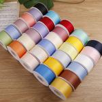 5mm-50mm Polyester Cotton Plain Knitting Ribbon Custom Cotton Ribbon For Gift