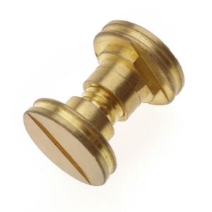 Wholesale Flat Head M3 Brass Rivet Screw , Book Binding Post Screw Fastener from china suppliers