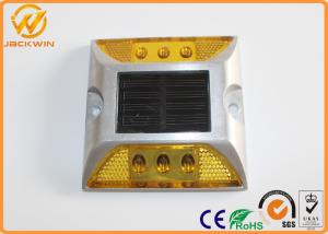Wholesale 6 LED Aluminum Solar Lane Marker Reflective Road Studs Pavement Weight Capacity 30 tons from china suppliers
