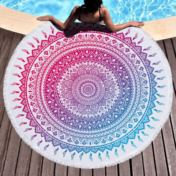 High Absorption Capacity Woven Beach Towel Ideal for Home Hotel Sport Travel and
