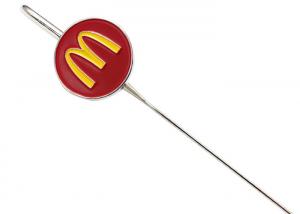 Wholesale Customized school metal bookmark graduation paint bookmark clip logo McDonald