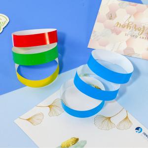 Wholesale 2025 Cheap PP Paper Event Wristbands Logo Printed Water Resistant And Tear Resistant Wrist Bracelet from china suppliers