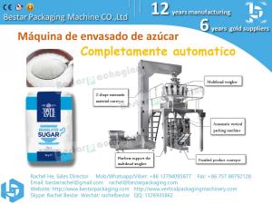 Wholesale Sugar weighing packing machine with 14 heads weigher and TTO printer BSTV-450AZ from china suppliers