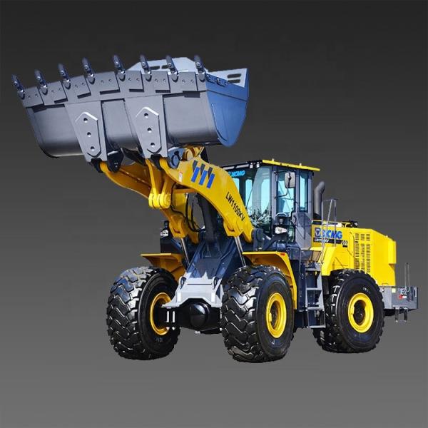 11 Ton Wheel Loader Machine / Compact Articulated Wheel Loader Construction