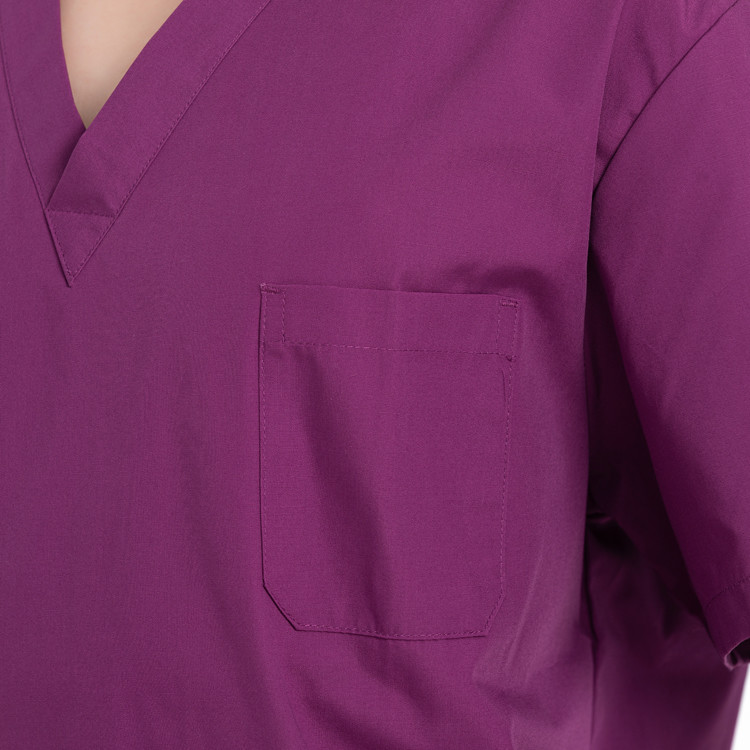 Hospital Short Sleeve Scrub Suit Uniforms For Nurses M-4XL