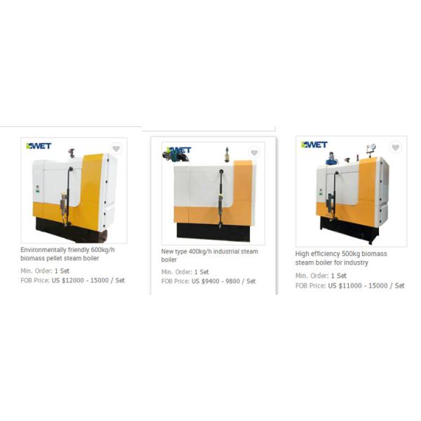 Steel Garment Industrial Steam Boiler For Dry Cleaners , Environmentally Friendly