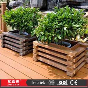 Wholesale Decorative Wood Plastic Composite WPC Flower Box in Garden from china suppliers