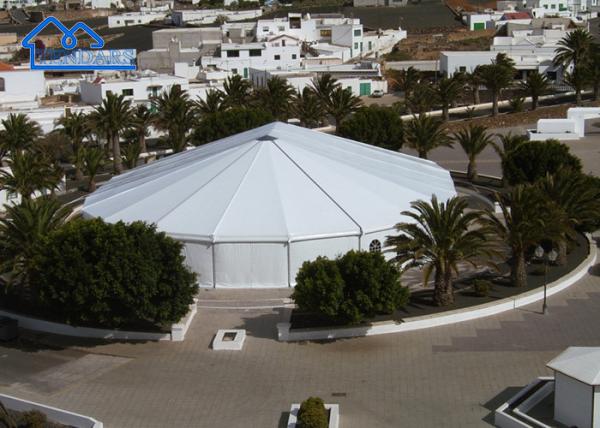 Easy To Install Beautiful Wedding Tents,White PVC Event Trade Show Tent For