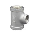 ODM Support Tee Connector Stainless Steel 304 316 Plumbing Fittings NPT BSP