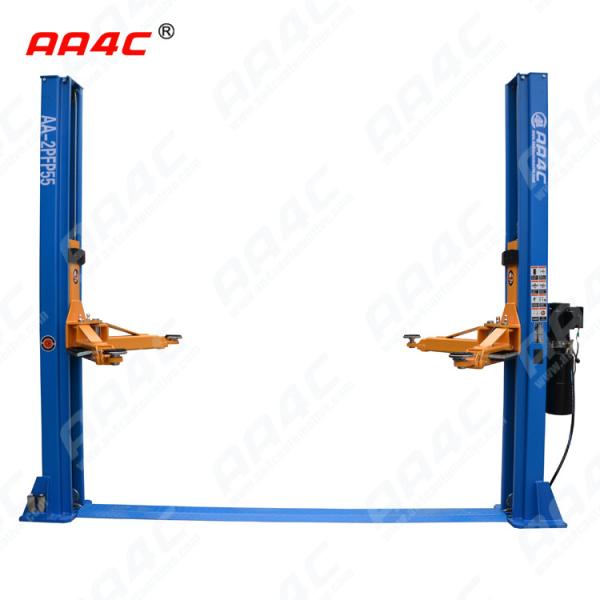AA4C 12000lbs 5.5T hydraulic baseplate dual sides manual unlock 2 post vehicle