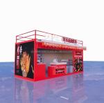 20ft Wooden Studio Flat Package Container Mobile Bar for Wall 50/75/100mm Wave