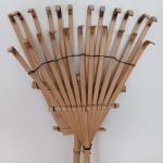 Natural Bamboo Rake Handmade Garden Rakes Harrow Support Customized