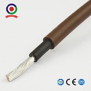 Wholesale OEM Solar Power Cable Brown Color TUV EN 50618 H1Z2Z2-K 1x4mm2 Electric from china suppliers