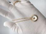 Small Model Amulette Necklace 18K Yellow Gold With White Mother Of Pearl