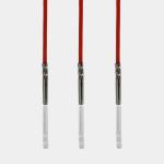 Stainless Steel 3 Wire Flexible PT100 Thermal Sensor RTD Platinum Resistance