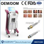 Anti-aging wrinkle removal fractional rf microneedle machine 0.3-3mm needle