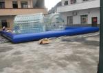 Commercial Inflatable Swimming Pools with Water Roller and Water Balls 0.9mm PVC