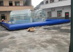 China Commercial Inflatable Swimming Pools with Water Roller and Water Balls 0.9mm PVC Tarpaulin on sale