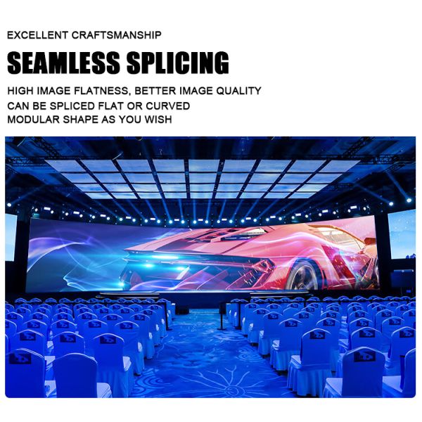 32x20ft Indoor P3.91 LED Video Display Wall 500x1000 LED Screen Panel for Event