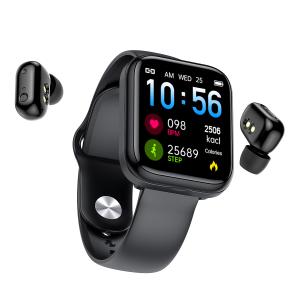 Wholesale X5 Health Monitoring Smartwatch IP67 1.54inch 2 In 1 Watch And Earbuds Programmable from china suppliers
