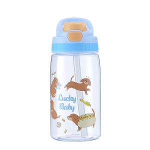 Wholesale Eco Friendly Plastic Straw Cup 480ml Kids' Reusable Plastic Water Cup With Straw from china suppliers