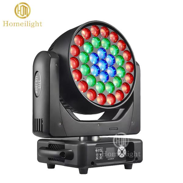 Homei Big Event Shows 37pcs 15w RGBW 4in1 Led Zoom Wash Beam Light Effect DMX512