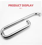 Polish/Matte Finish Door Handle for Room Bar Glass Door Straight Single Sided