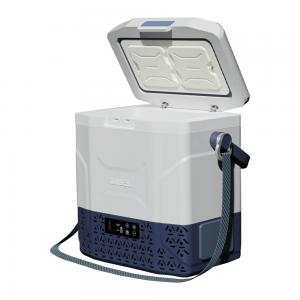 China Portable DC And AC Compressor Refrigerator Camping Freezer Travel Cooler on sale